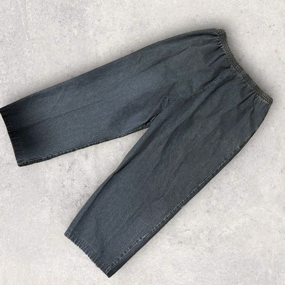 Vintage Blair Medium Petite Wide Leg Mom Jeans Elastic Waist - Picture 8 of 11